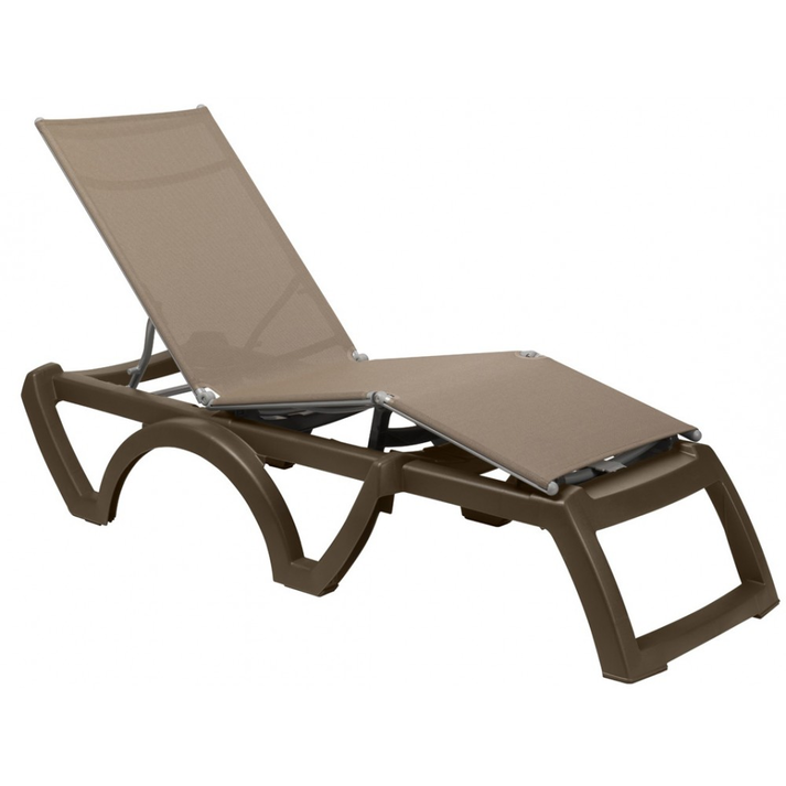 Bali ξαπλώστρα 205x70x38 ΚΑΦΕ-TAUPE