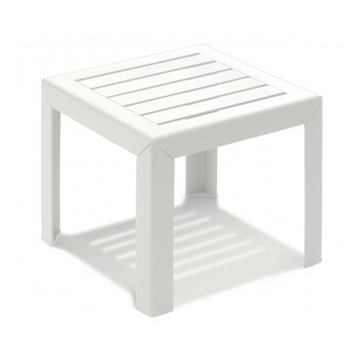 Miami χαμηλό τραπεζάκι Λευκό 40x40x35cm