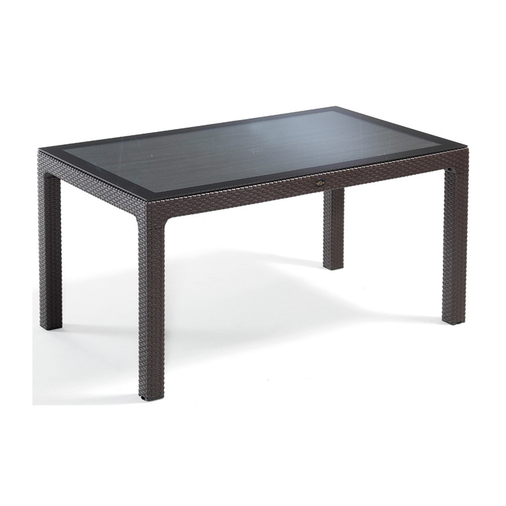 Defence150 τραπέζι καφέ με τζάμι 150x90x75cm