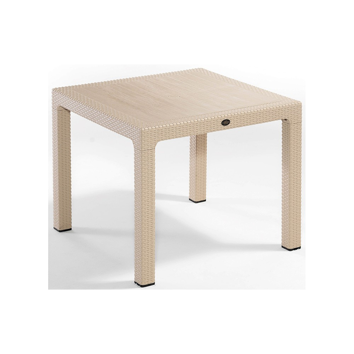 Defence 90 τραπέζι Cappuccino χωρίς τζάμι 90x90x75cm