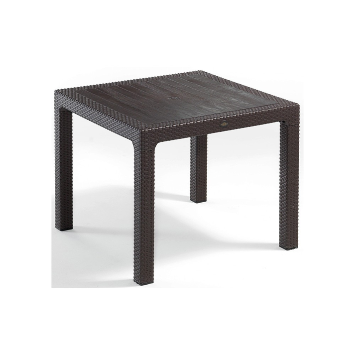 Defence 90 τραπέζι καφέ χωρίς τζάμι 90x90x75cm