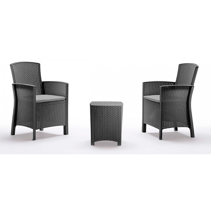 Open terrace set 39x39x46cm