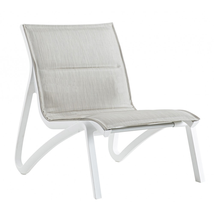 Sunset Confort lounge καρέκλα ΛΕΥΚΗ 74x83x84