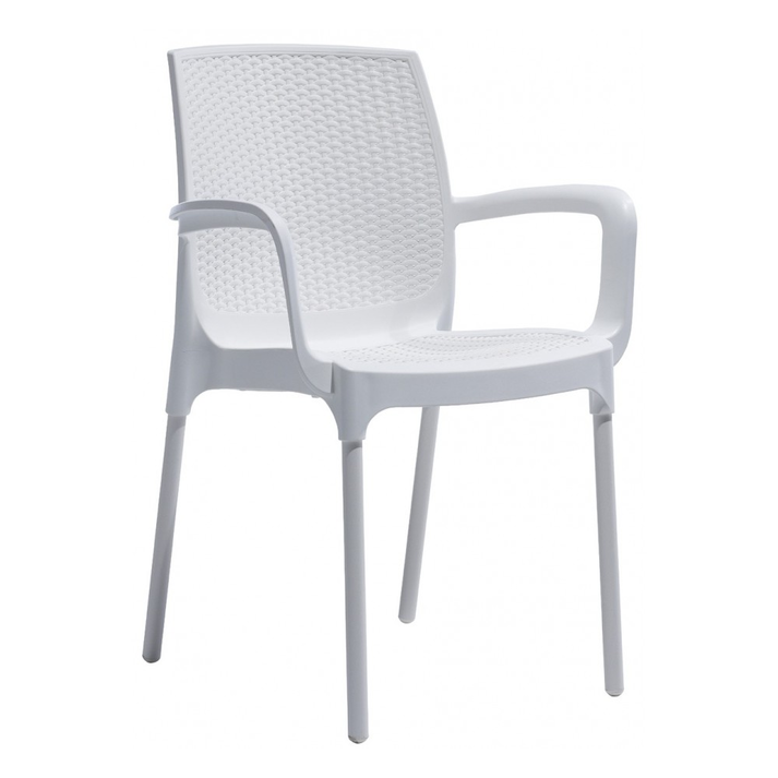 Parker πολυθρόνα Λευκή  57x57x84(45)cm