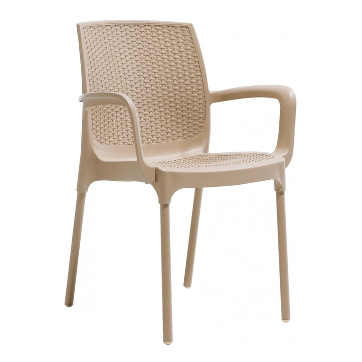 Parker πολυθρόνα Cappuccino 57x57x84(45)cm