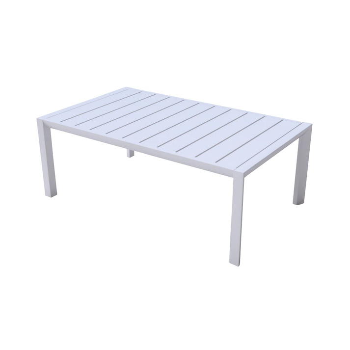 Sunset coffee table 60x100x37cm  Ice White