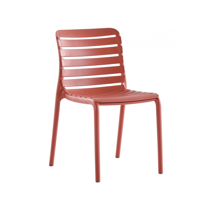 Parm Καρέκλα Πολυπροπυλενίου Red 47x56x47/82cm