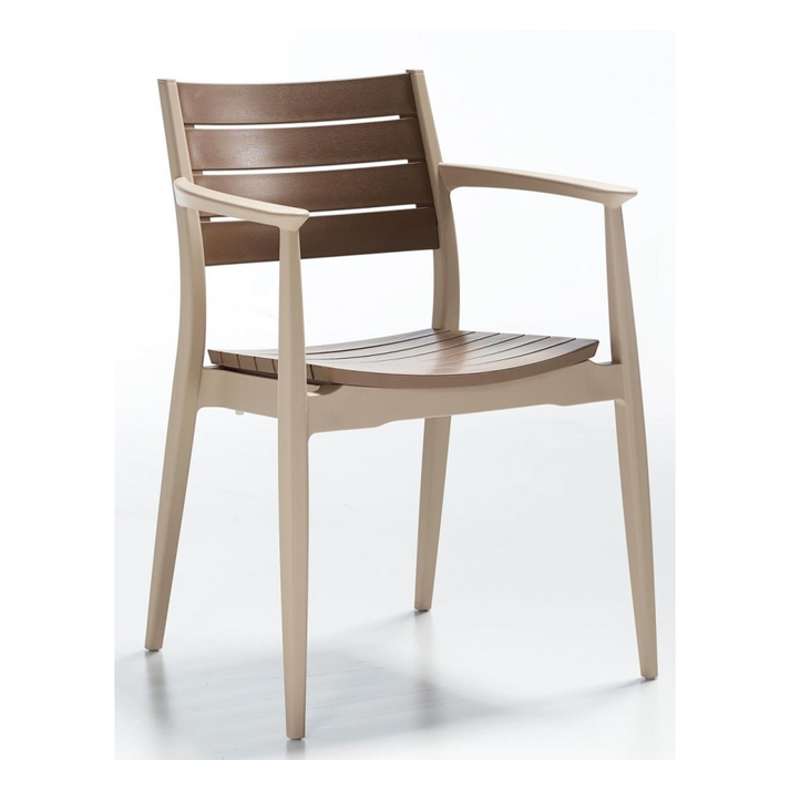 Regnum πολυθρόνα Καφέ-Cappuccino 58x54x82cm