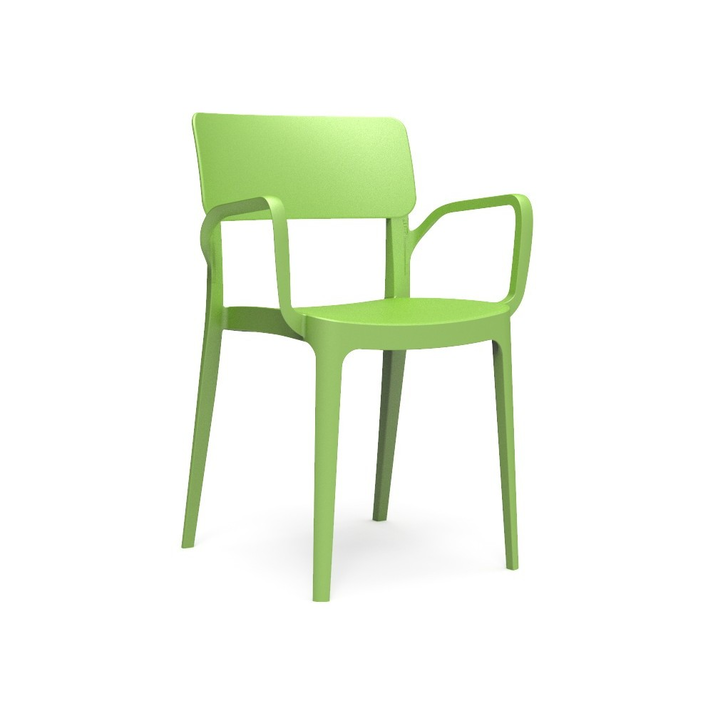 Boom πολυθρόνα polypropylene ΠΡΑΣΙΝΟ 60x54x80