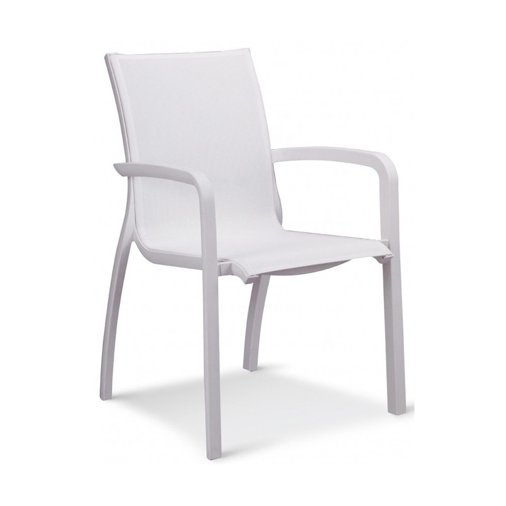 Sunset πολυθρόνα ΛΕΥΚΟ 61x63x88(45)