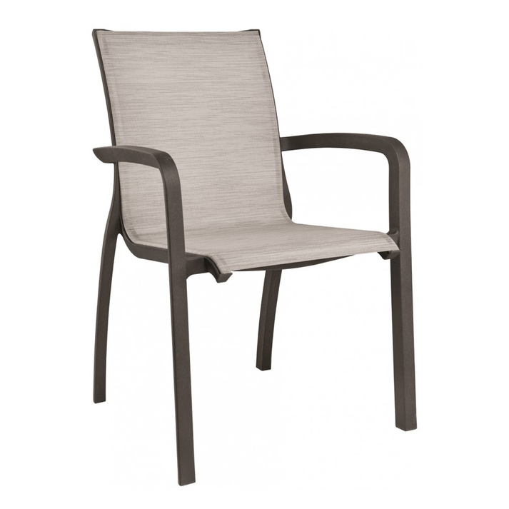 Sunset πολυθρόνα ΜΑΥΡΟ-ΓΚΡΙ HEATHER 61x63x88(45)