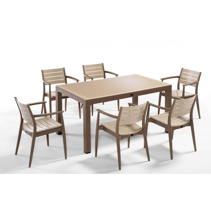 Regnum 150x90 Τραπεζαρία Desert Brown Cappuccino
