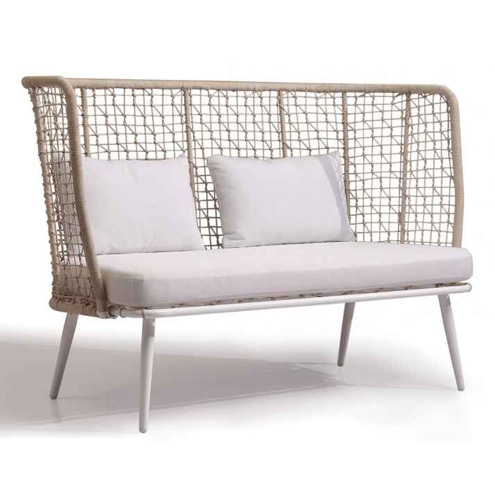 Malawi Καναπές Μεταλλικός Rope 160x83x106cm