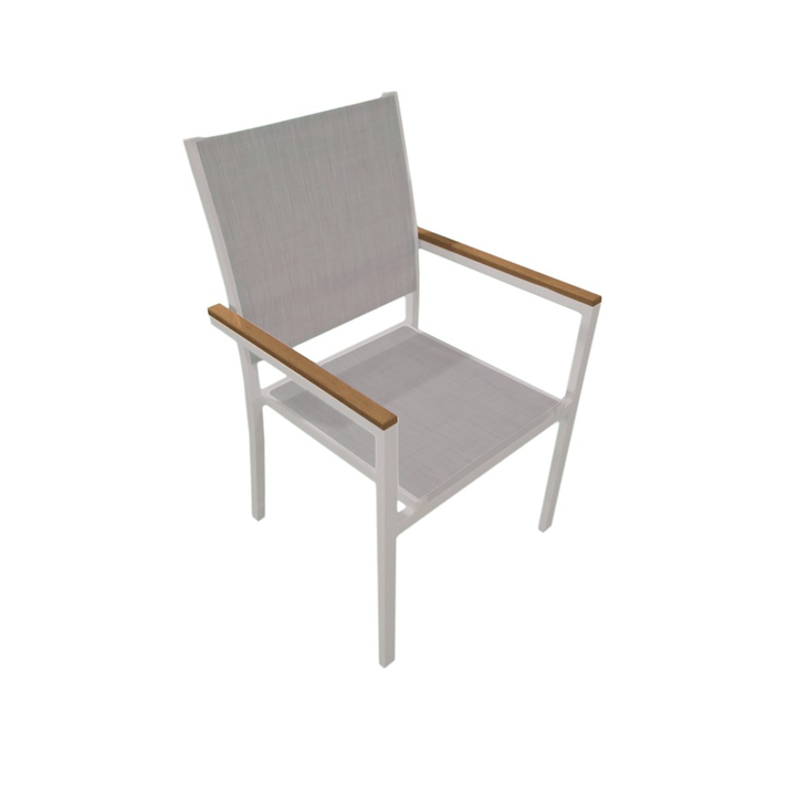 Bios πολυθρόνα αλουμινίου Εκρού