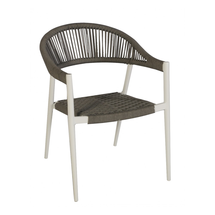 Analia Πολυθρόνα Αλουμινίου 56x66x77.5cm