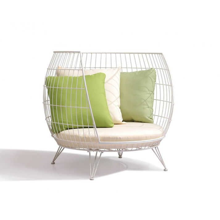 Circle πολυθρόνα lounge μεταλλική