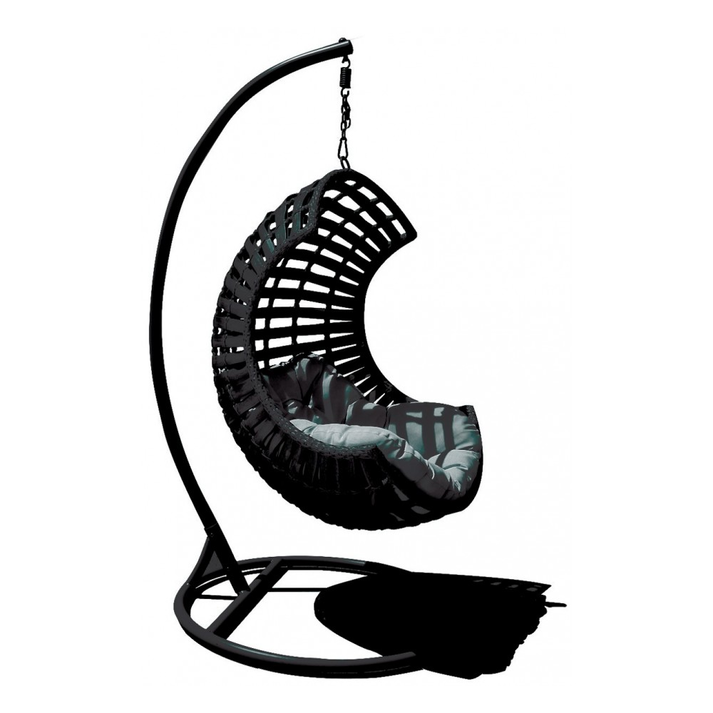 Dallin Steel κούνια Μαύρη 105x105x190cm