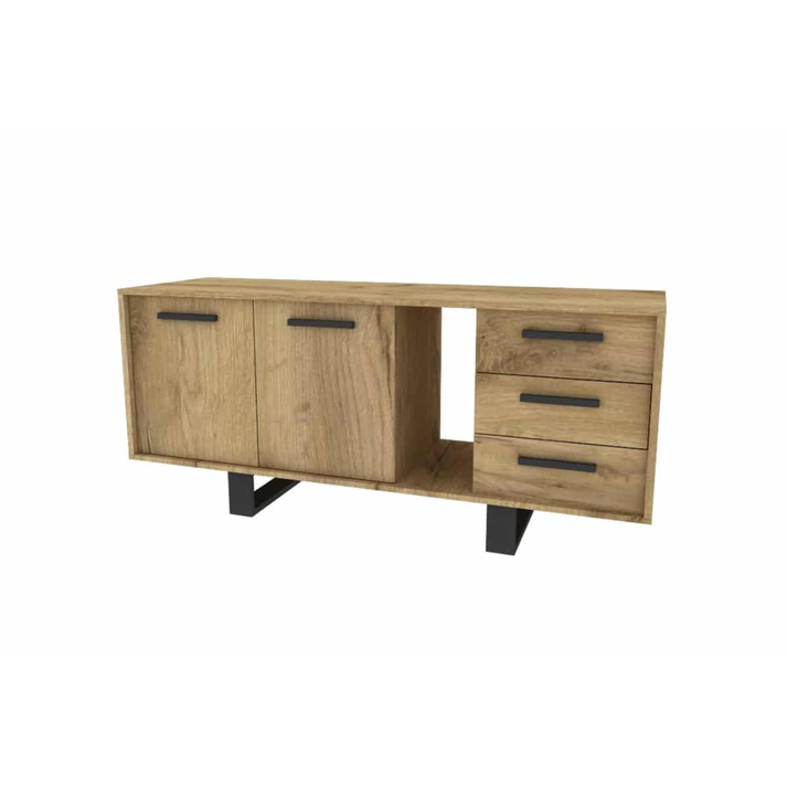 ΠΛΕΥΡΙΚΟ ΕΡΜΑΡΙΟ PLANET ΜΕ ΜΕΤΑΛΛΙΚΑ ΠΟΔΙΑ ΕΛΛΗΝΙΚΗΣ ΚΑΤΑΣΚΕΥΗΣ 160x50x70cm LNA