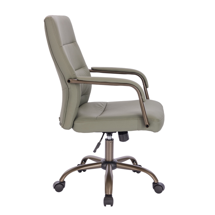 KORD ΚΑΡΕΚΛΑ ΓΡΑΦΕΙΟΥ ΜΕΝΤΑ GUNMETAL 58.5x65x104