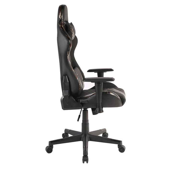 DYSKORD ΚΑΡΕΚΛΑ GAMING ΓΡΑΦΕΙΟΥ ΜΑΥΡΟ ΜΕ PATTERN 50x74x137