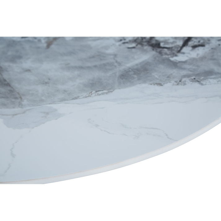 AXIS ΤΡΑΠΕΖΙ OFF WHITE ΜΕ ΟΨΗ ΜΑΡΜΑΡΟΥ 160x90x76