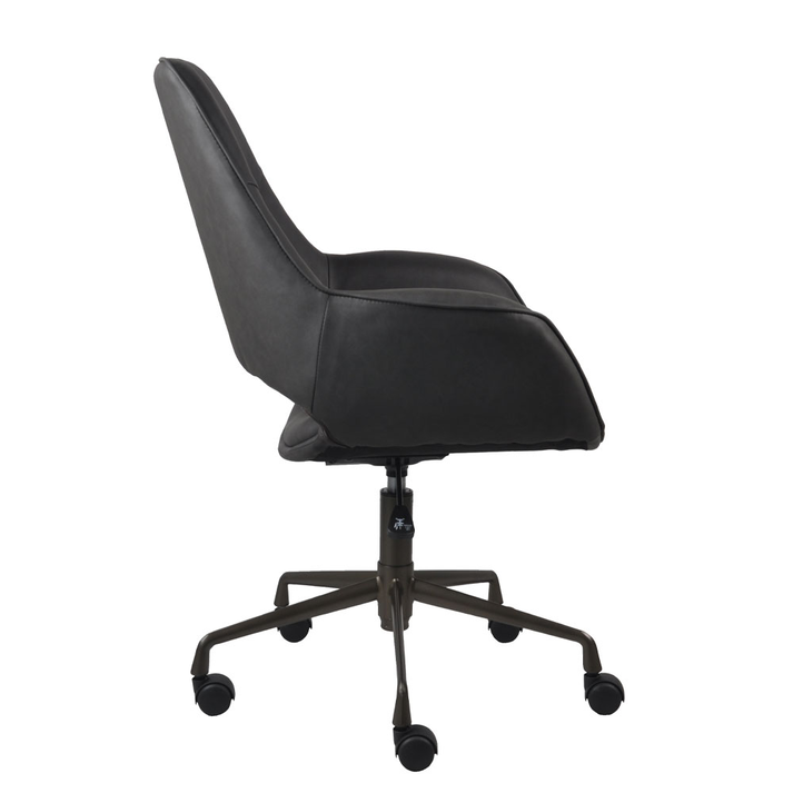 MINIMAL ΚΑΡΕΚΛΑ ΓΡΑΦΕΙΟΥ ΜΑΥΡΟ 65.5x64.5x106