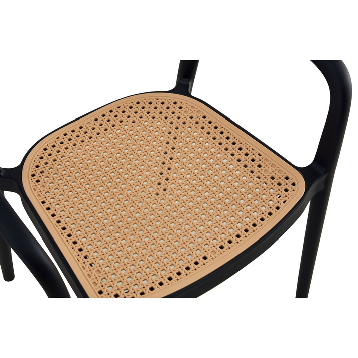 BISTROT ΚΑΡΕΚΛΑ ΜΑΥΡΟ ΦΥΣΙΚΟ 57x53x81.5