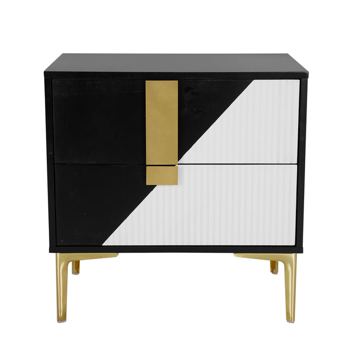 NEW YORK ΚΟΜΟΔΙΝΟ ΛΕΥΚΟ ΜΑΥΡΟ 60x40x60