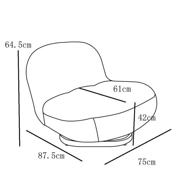 BO ΠΟΛΥΘΡΟΝΑ ΠΕΡΙΣΤΡΕΦΟΜΕΝΗ ΜΑΥΡΟ 77x85x65