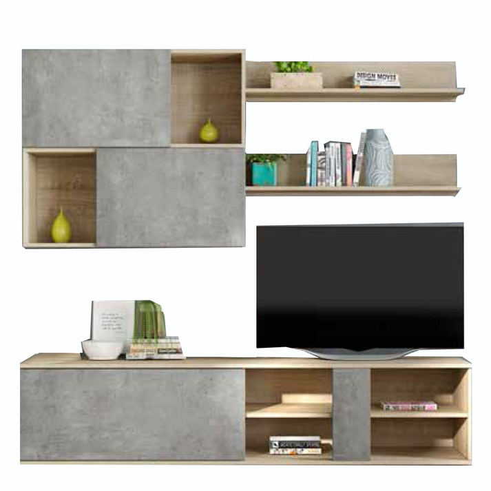 BETON ΣΥΝΘΕΤΟ SONOMA CEMENT ΑΝΟΙΧΤΟ 180x40xH190cm