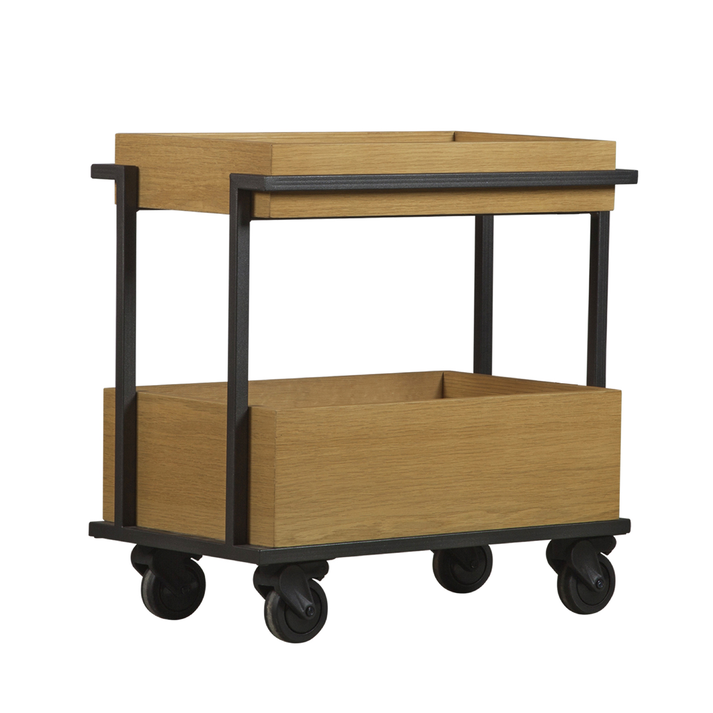 Bob Τροχήλατο Βοηθητικό Τραπεζάκι 50x35xH55cm