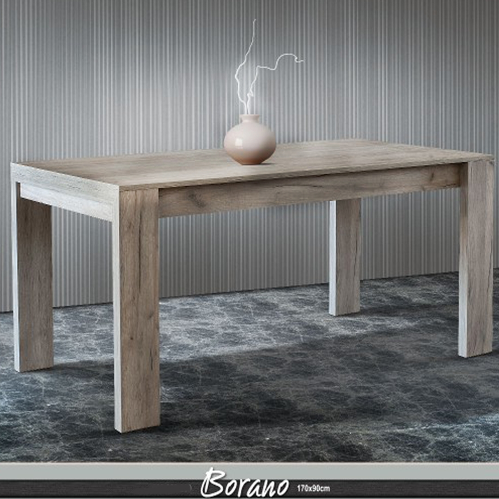 Borano Τραπέζι Ξύλινο Ελληνικής Κατασκευής 170x90x75cm