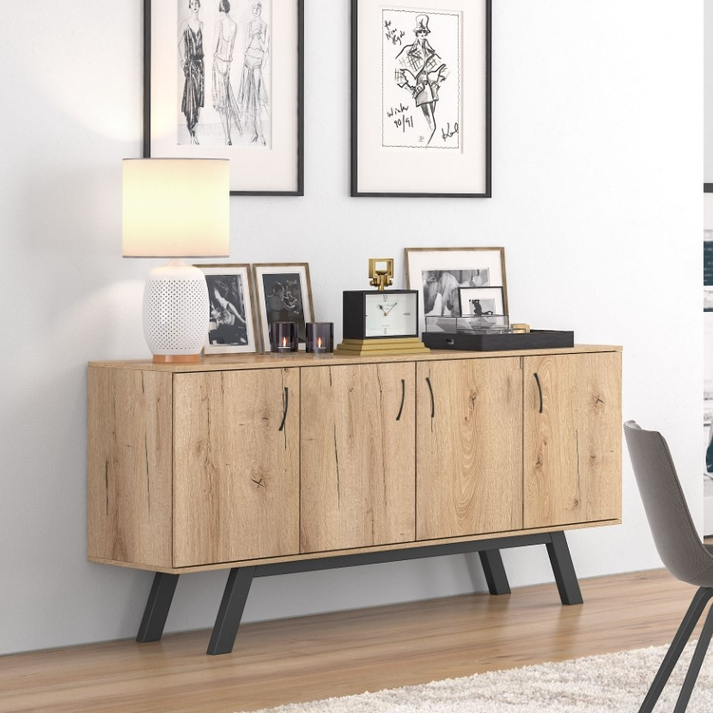 Μπουφές 4Φυλλος Ελληνικής Κατασκευής No2 180x44.5xH85cm