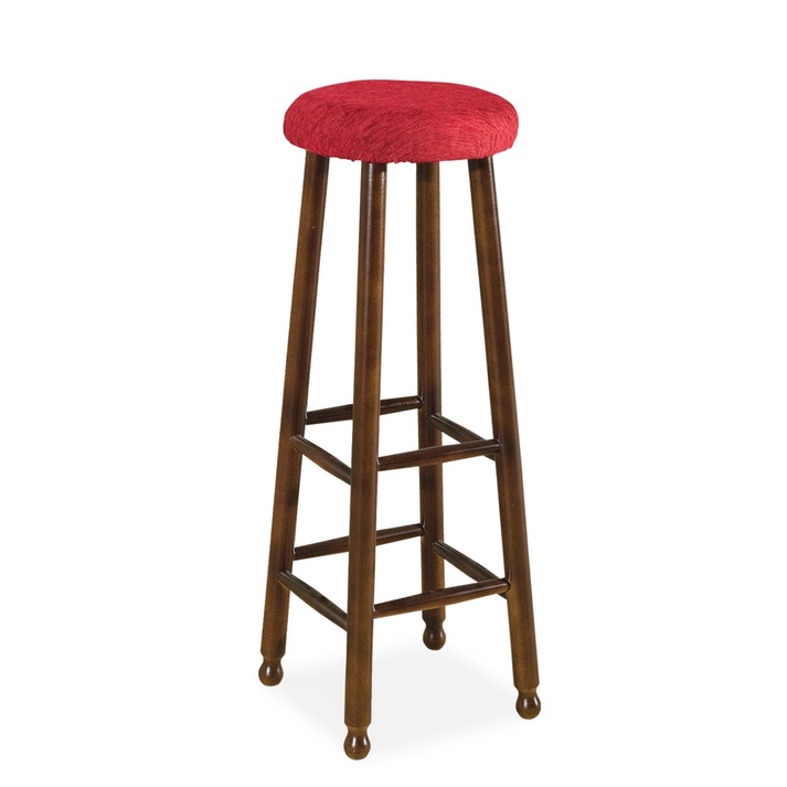 Σκαμπό Μπαρ Ελληνικής Κατασκευής BTP 483 Οξιά / Ύφασμα 25x25xH75cm