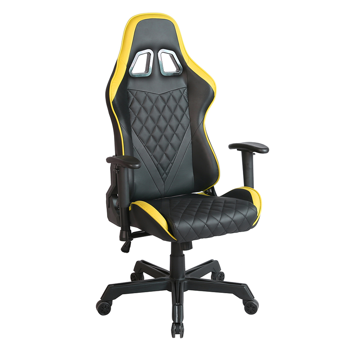 RANGER ΚΑΡΕΚΛΑ GAMING ΓΡΑΦΕΙΟΥ ΜΑΥΡΟ ΚΙΤΡΙΝΟ 52x74x138