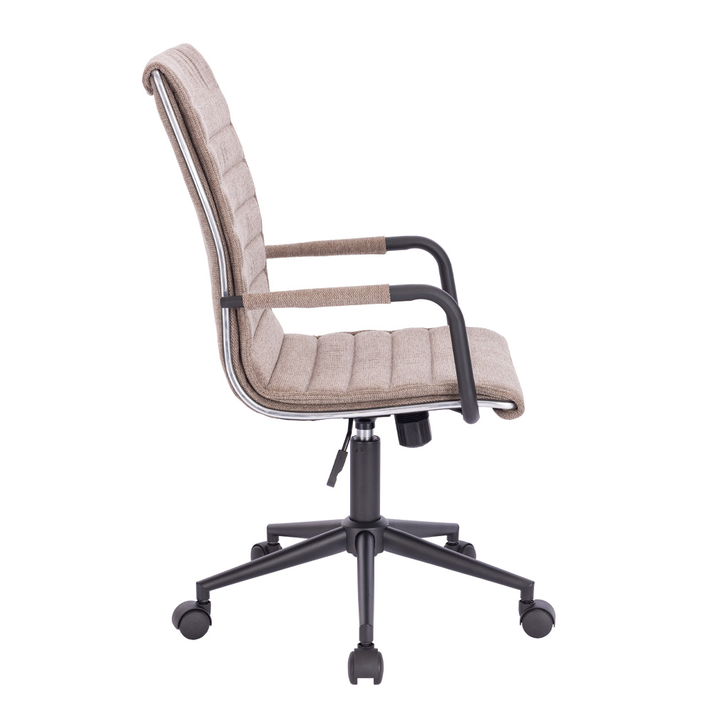 SENSO ΚΑΡΕΚΛΑ ΓΡΑΦΕΙΟΥ BEIGE ΜΑΥΡΟ 52x60x101.5