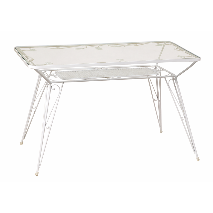 Γαλβανισμένο Παραλ/μο Τραπέζι Μασίφ 160 x 90 x H73cm