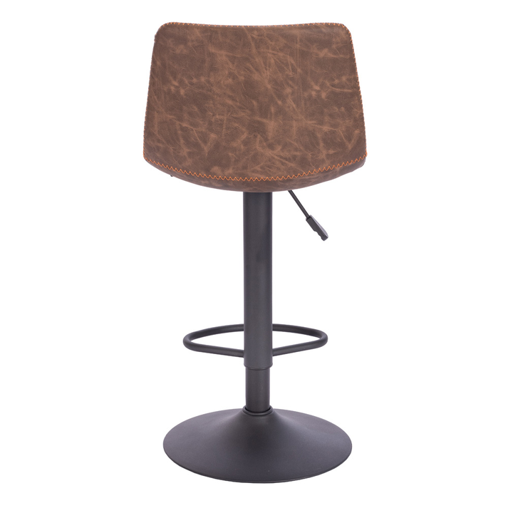 ASTI ΣΚΑΜΠΟ BAR ΚΑΦΕ ANTIQUE WASHED ΜΑΥΡΟ 42x49x109.5