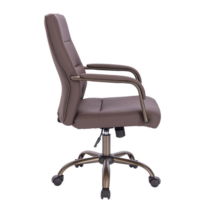 KORD ΚΑΡΕΚΛΑ ΓΡΑΦΕΙΟΥ ΚΑΦΕ GUNMETAL 58.5x65x104