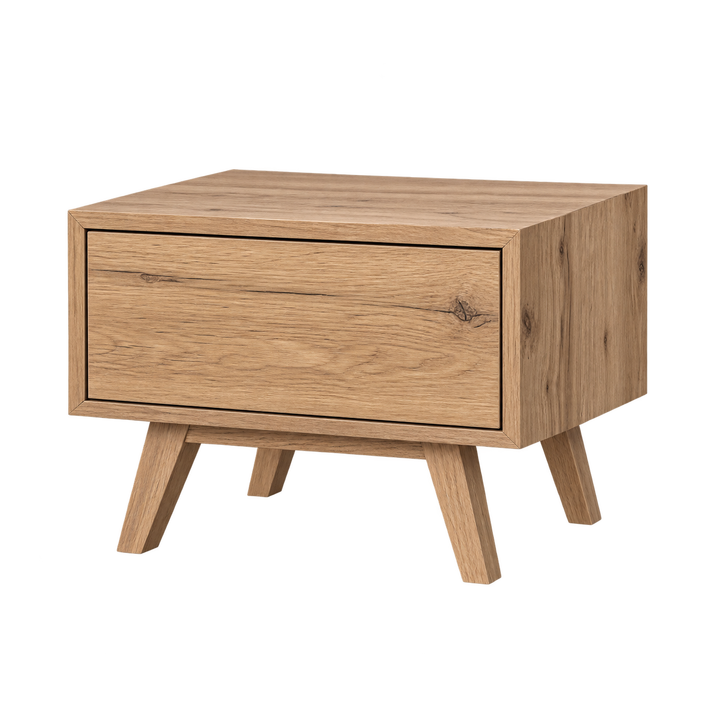 Κομοδίνο Δρυς με Συρτάρι 60×45×43 cm