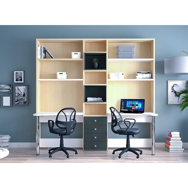 Dali Composition 8 Desk Unit 228x77xH195cm