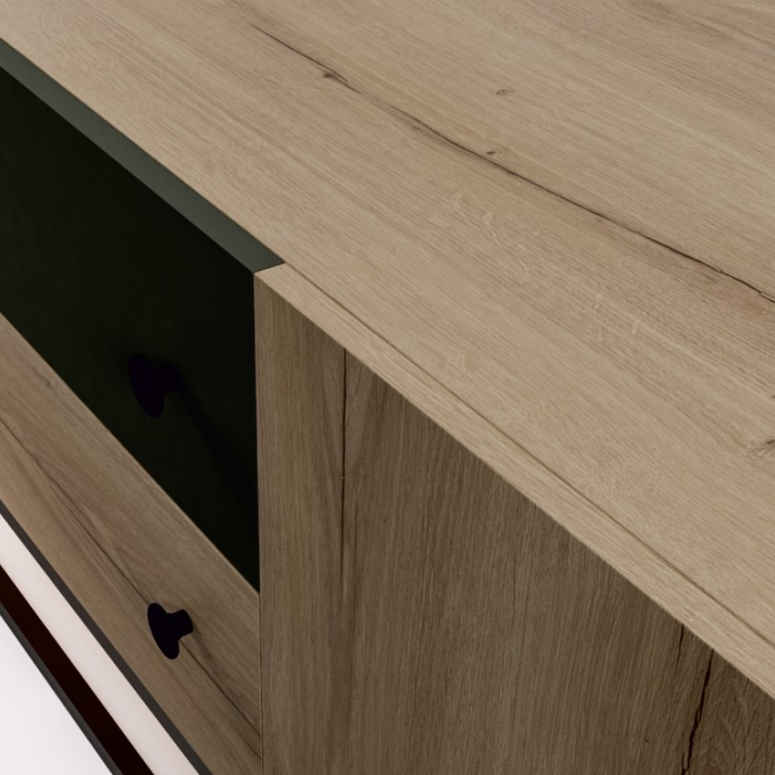 Cubo Έπιπλο TV Ελληνικής Κατασκευής AFS 178x48xH57cm