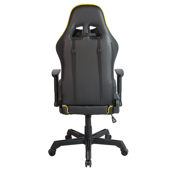 RANGER ΚΑΡΕΚΛΑ GAMING ΓΡΑΦΕΙΟΥ ΜΑΥΡΟ ΚΙΤΡΙΝΟ 52x74x138