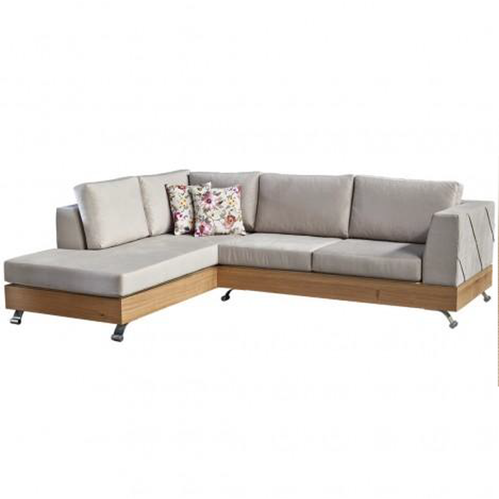 ΚΑΝΑΠΕΣ ΓΩΝΙΑ DAFNI 280X220X90 ΛΕΥΚΟ