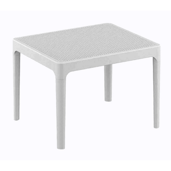 SKY WHITE 50Χ60Χ40εκ. ΤΡΑΠΕΖΙ ΠΟΛ/ΝΙΟΥ