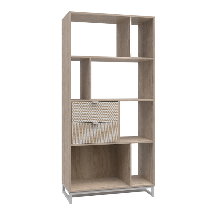 NAK ΒΙΒΛΙΟΘΗΚΗ SONOMA ΜΕ PATTERN 80x35x168