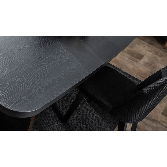 DARK ΤΡΑΠΕΖΙ ΜΑΥΡΟ OAK 180x95x75