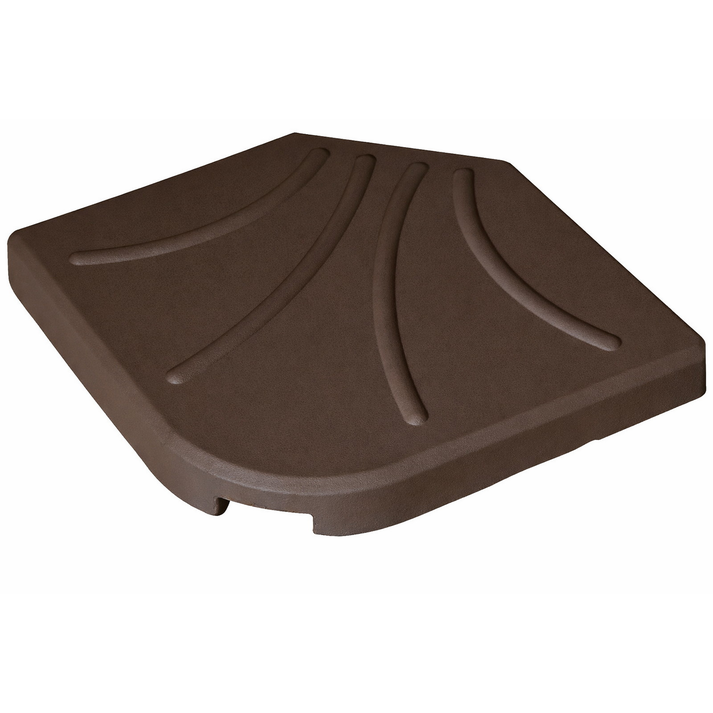 Καφέ Βάση Πλάκα 50 x 50cm Για Γωνιακές Ομπρέλες 25Kgr