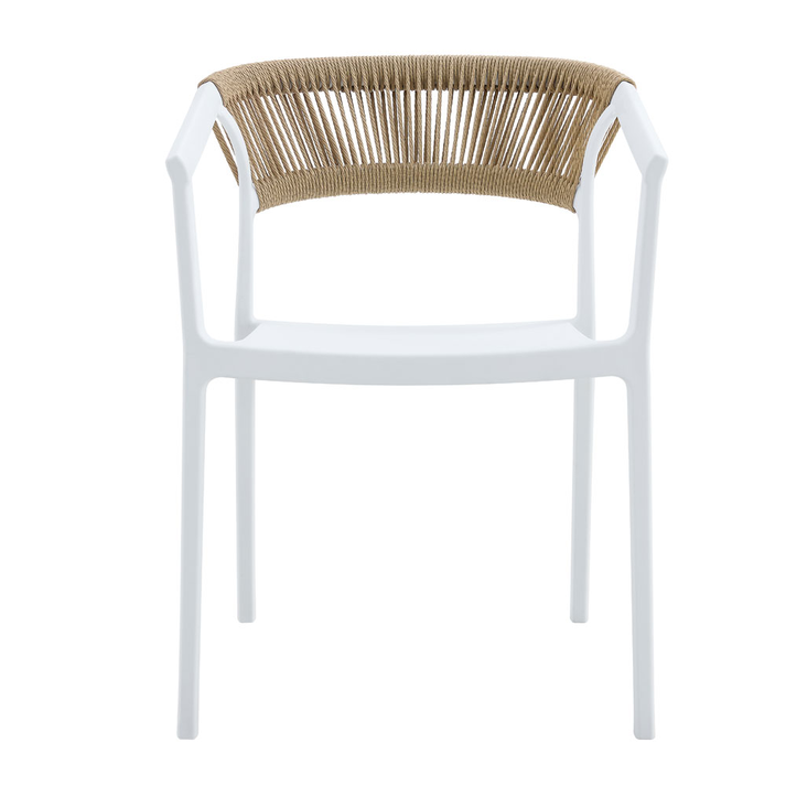 CONCORD ΚΑΡΕΚΛΑ ΛΕΥΚΟ LATTE 55.5x53.5x76