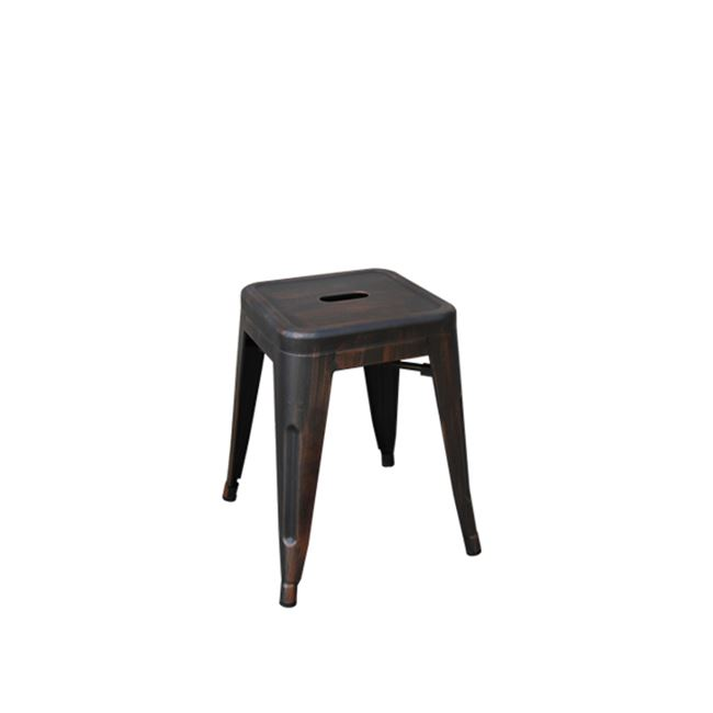 RELIX Σκαμπό-Pro, Στοιβαζόμενο, Μέταλλο Βαφή Antique Black